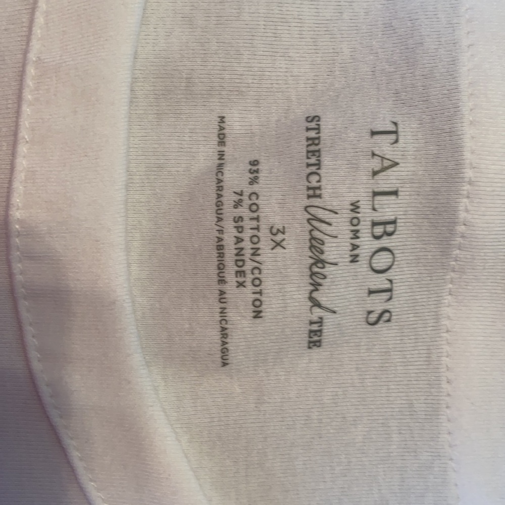 Talbots stretch tee - Picture 6 of 7